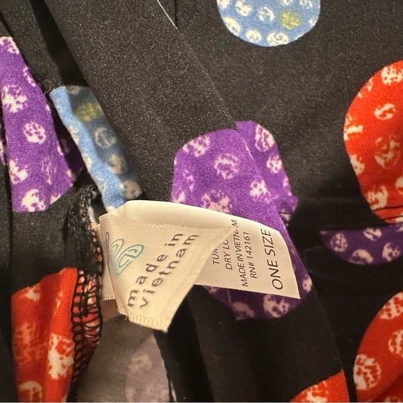 NEW LulaRoe OS Soft Leggings One Size  2-10 Small-Large Christmas Ornament Light - Picture 8 of 16